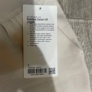 Lululemon joggers size 2